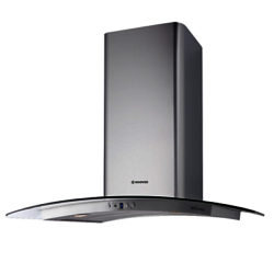 Hoover Wizard HHV67SLX Built-In Wi-Fi Cooker Hood, Stainless Steel